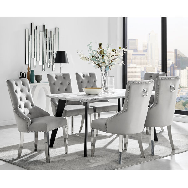 Canora Grey Essgruppe Ashyah Mit St Hlen Bewertungen Wayfair De